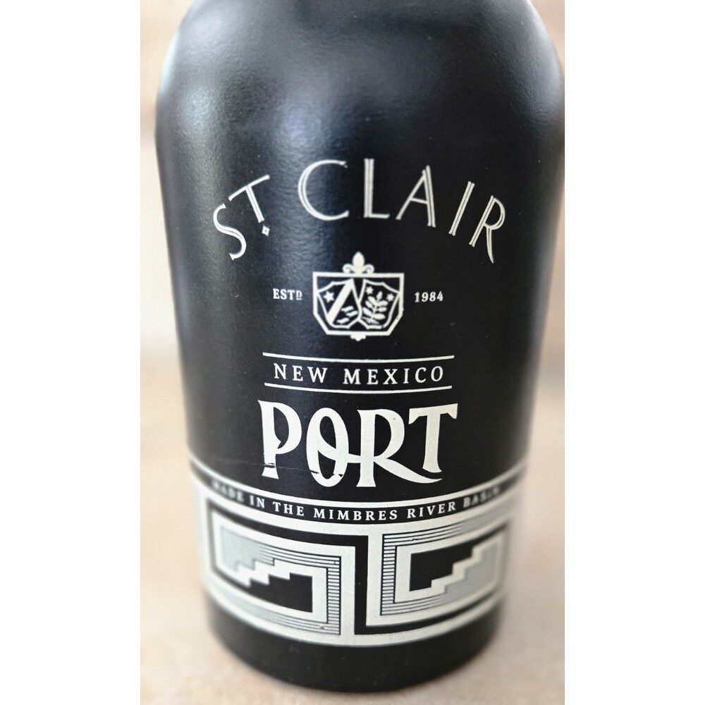 St. Clair New Mexico Port Ceramic Wine Bottle 500ml Special Reserve Collectible